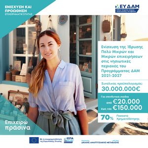 Startup Νησιωτικές περιοχές ΔΑΜ